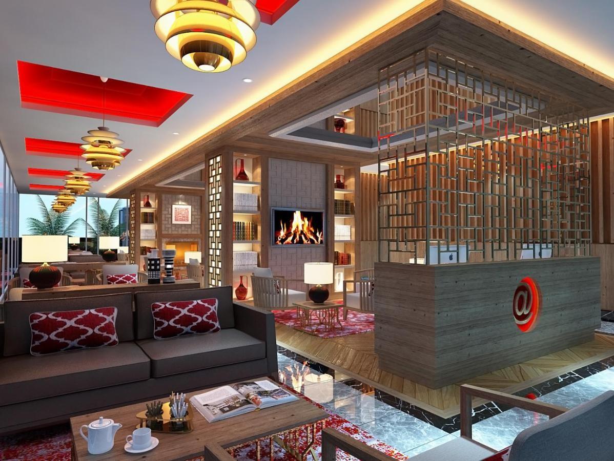 Mövenpick Hotel Istanbul Asia Airport Exteriör bild 3D rendering of a restaurant interior