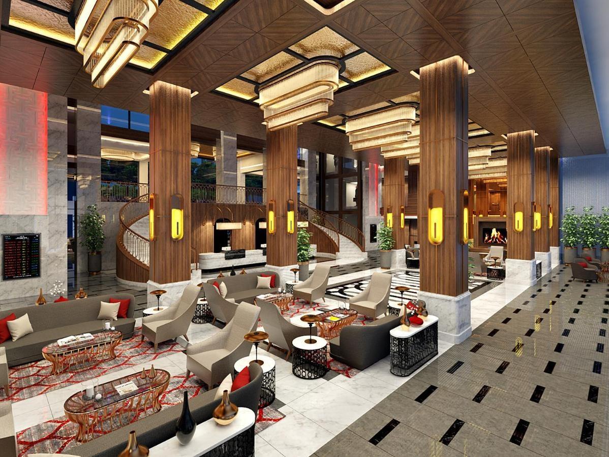 Mövenpick Hotel Istanbul Asia Airport Exteriör bild The lobby of the hotel
